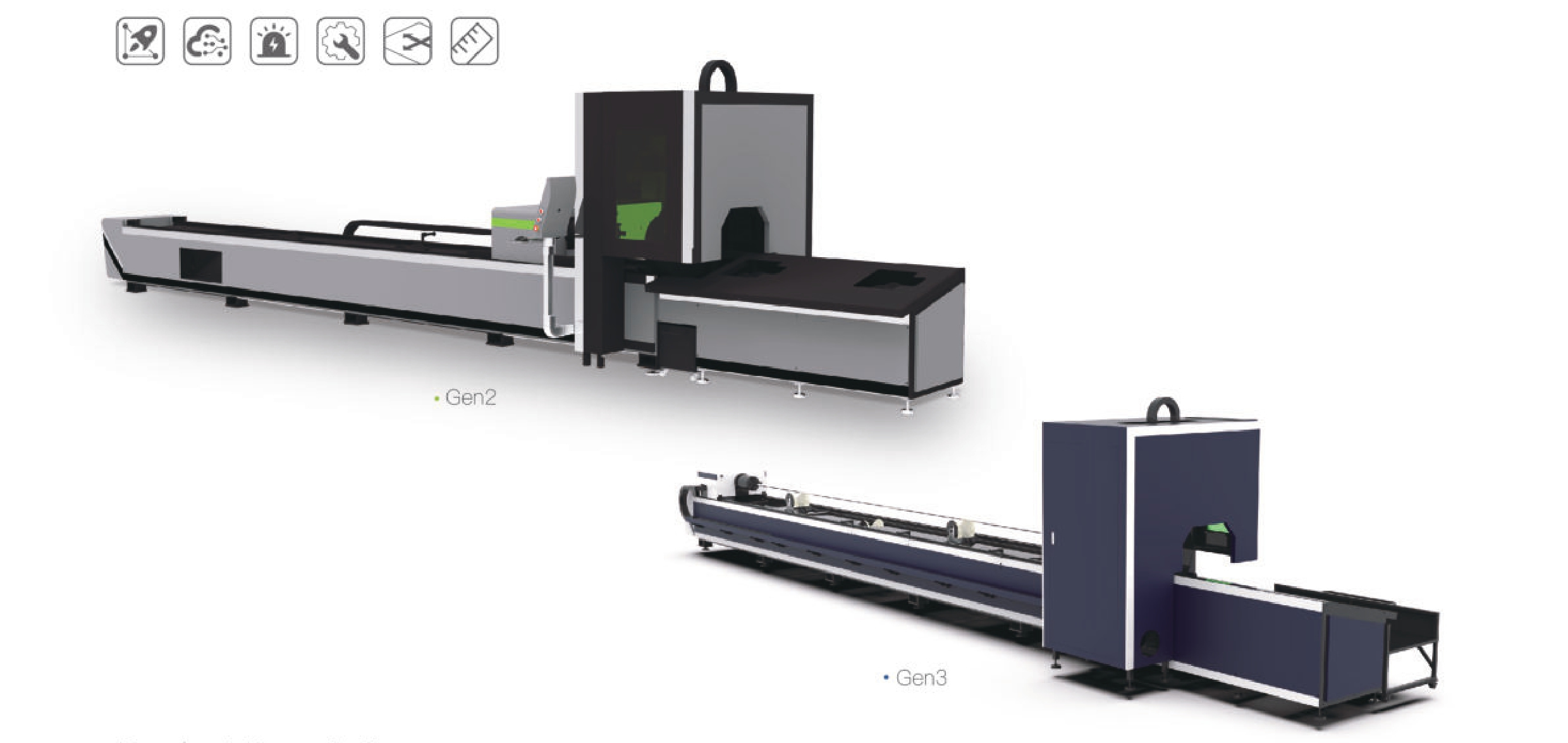 LF-T Standard Fiber Laser Tube Cutting Machine