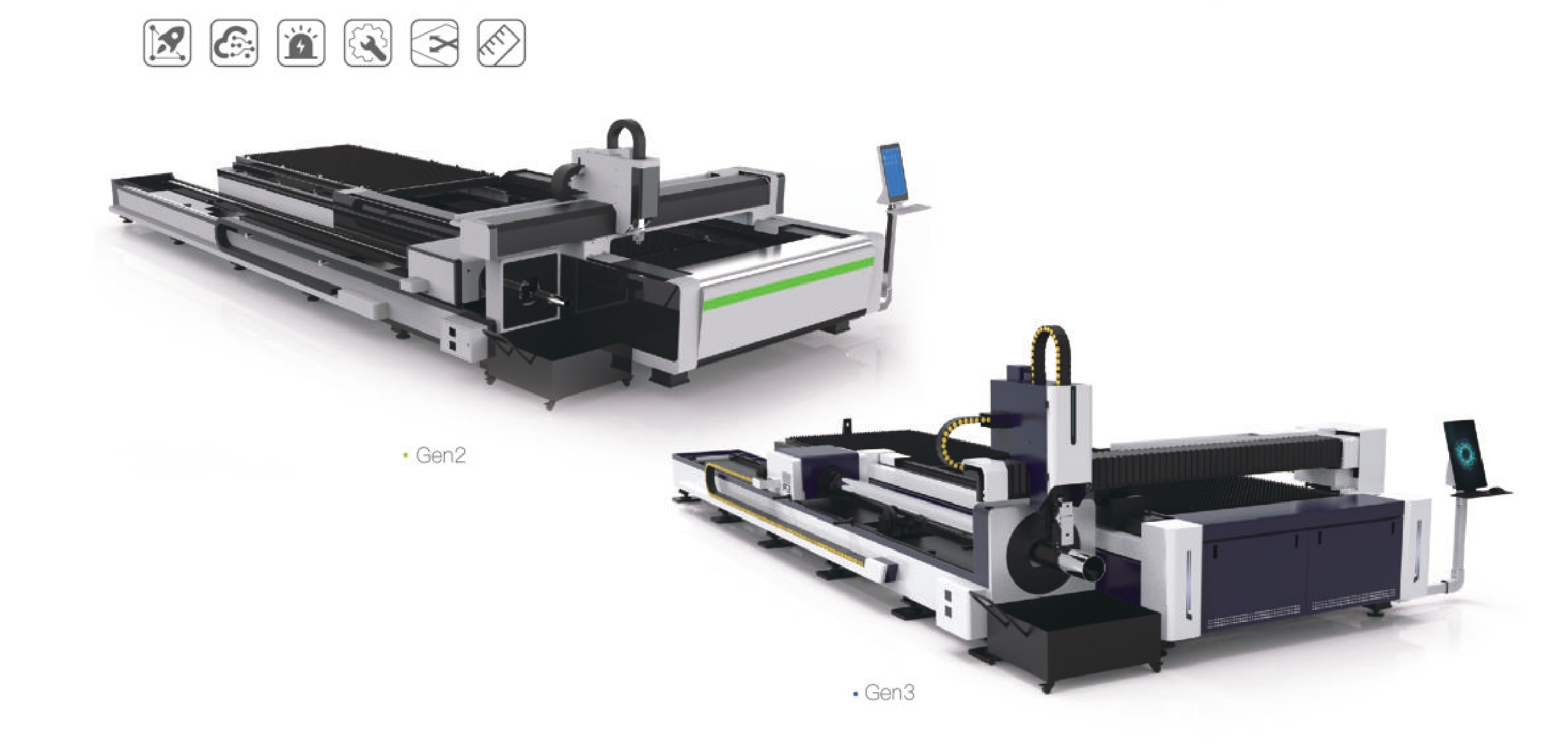 LF-STE Exchange Table Sheet and Tube Laser Cutting Machine