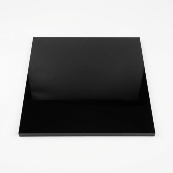 Glossy black PST sheet PST-BLACK/HIGH Gloss - 1.5mm -2500X1250 BLACK