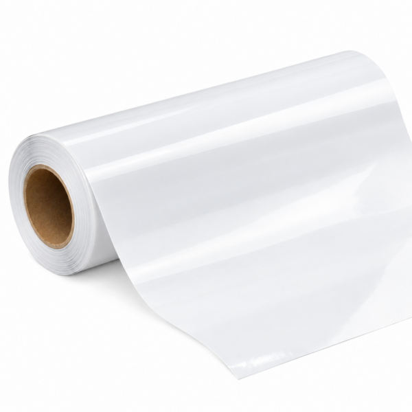 Vinyl- IP1014PRO - Clear Adhesive Vinyl White Glossy 100/140 Inflex Quality Liner 1.37*50m
